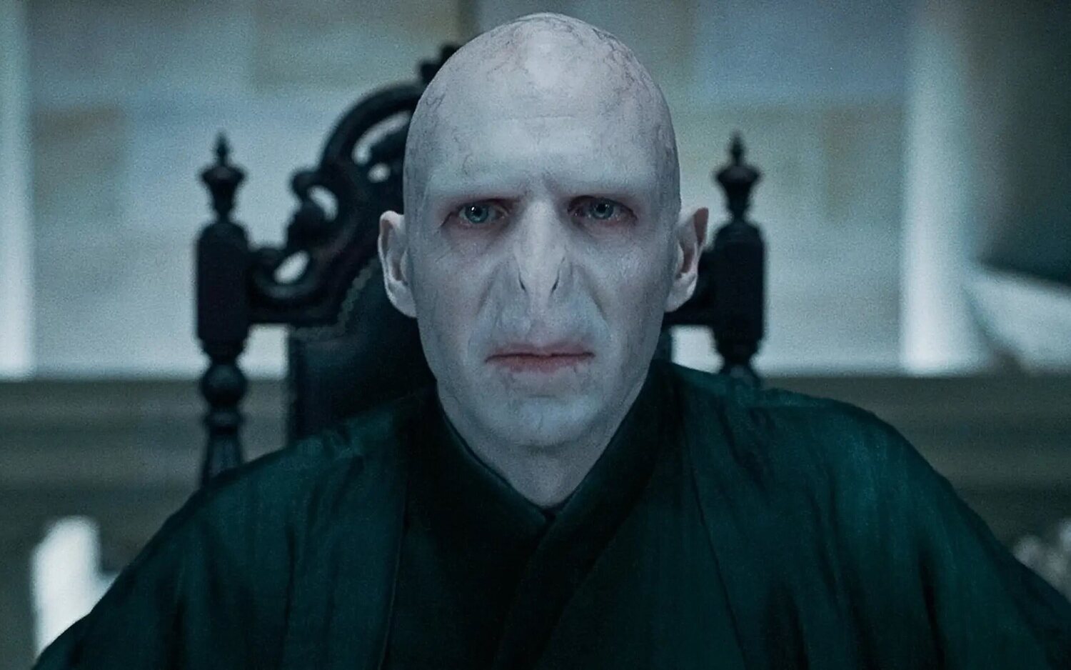 Ralph Fiennes en su papel de Voldemort en 'Harry Potter'