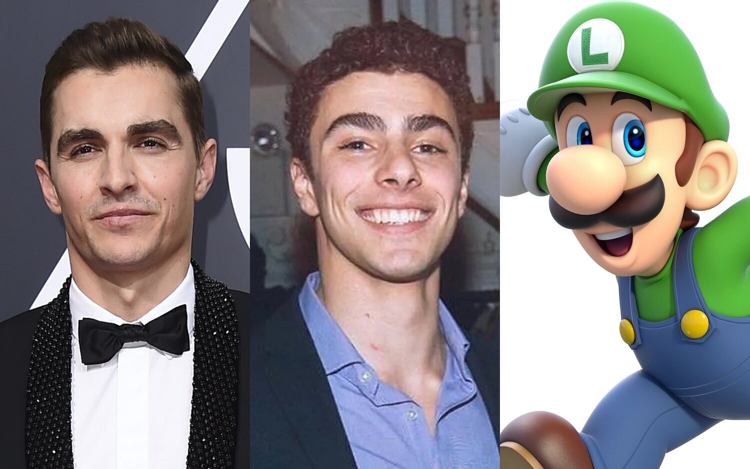 Dave Franco, Luigi Mangione y Luigi Mario