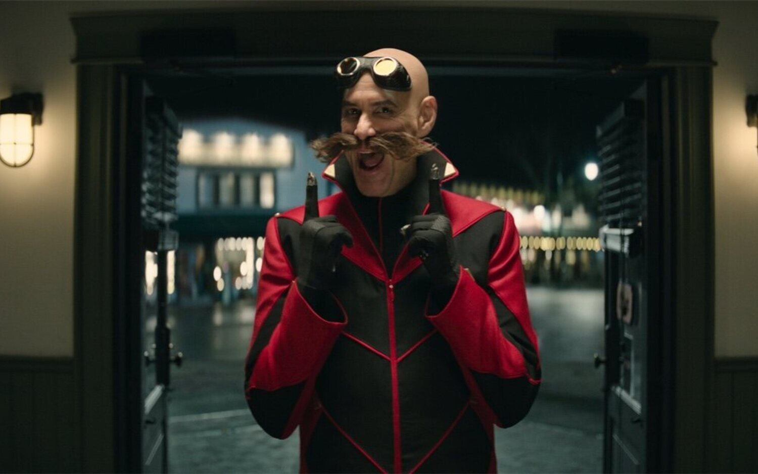 Jim Carrey como Dr. Robotnik en 'Sonic 2: La película'