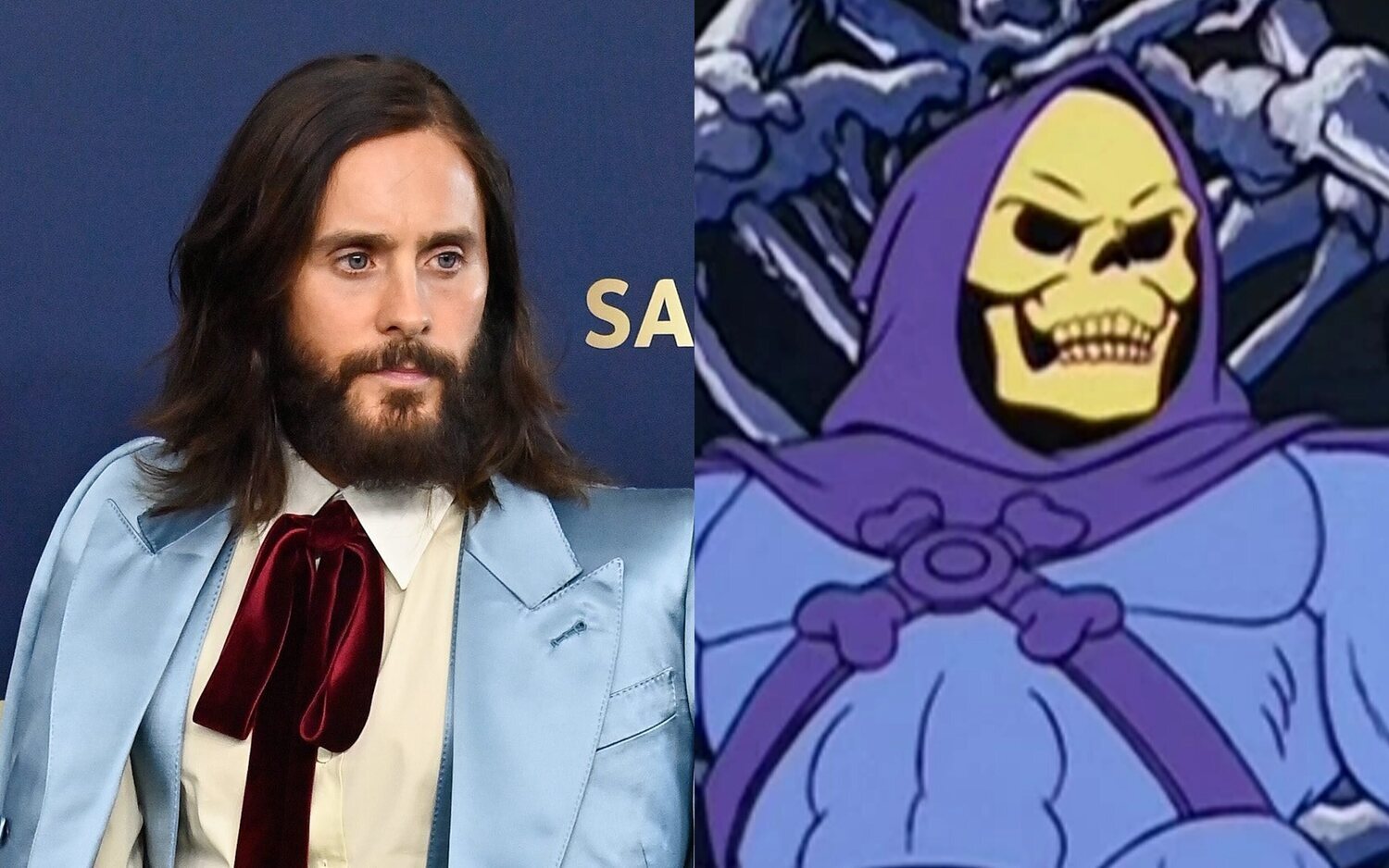 Jared Leto en los SAG Awards 2022 / Skeletor