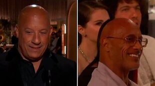 El saludo de Vin Diesel a Dwayne Johnson en los Globos de Oro que ha reavivado el debate sobre su enemistad