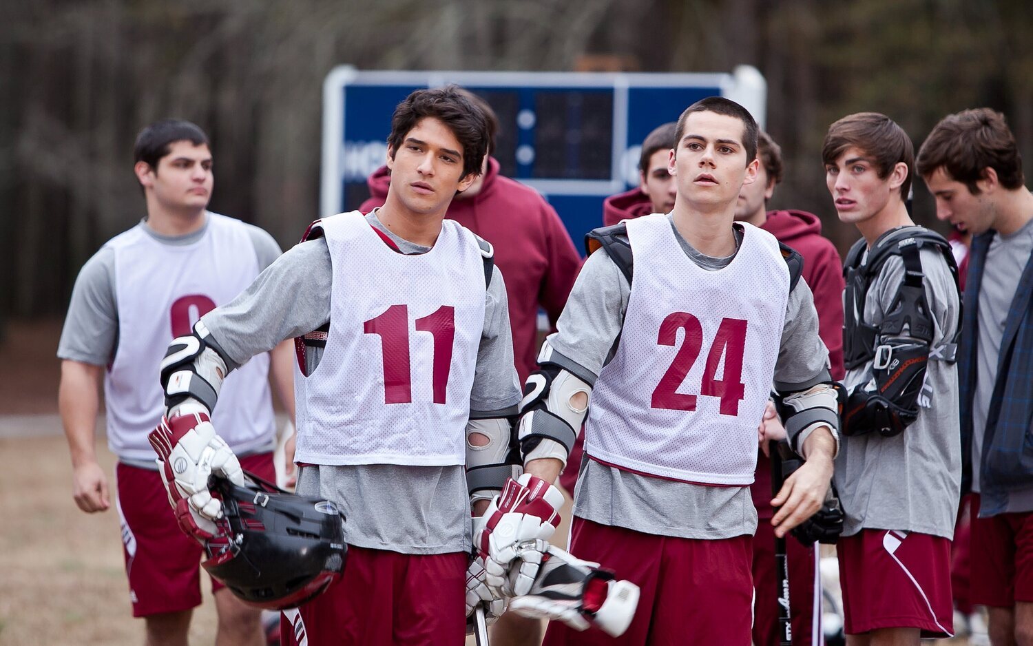 Tyler Posey y Dylan O'Brien en 'Teen Wolf'