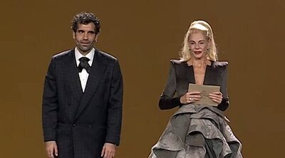 Goya 2025: Tamar Novas aclara la confusión al entregar el premio ex aequo a Mejor Película: "Un saludo al notario"