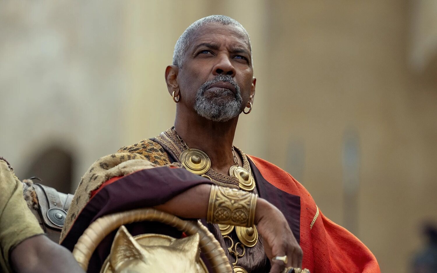 Denzel Washington como Macrino en 'Gladiator II'