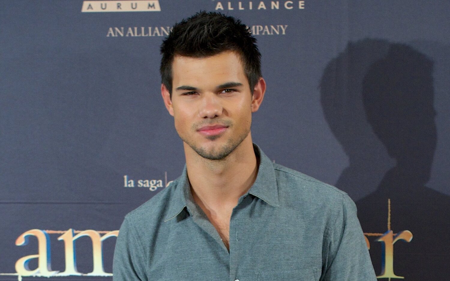 Taylor Lautner en el estreno de 'Amanecer'