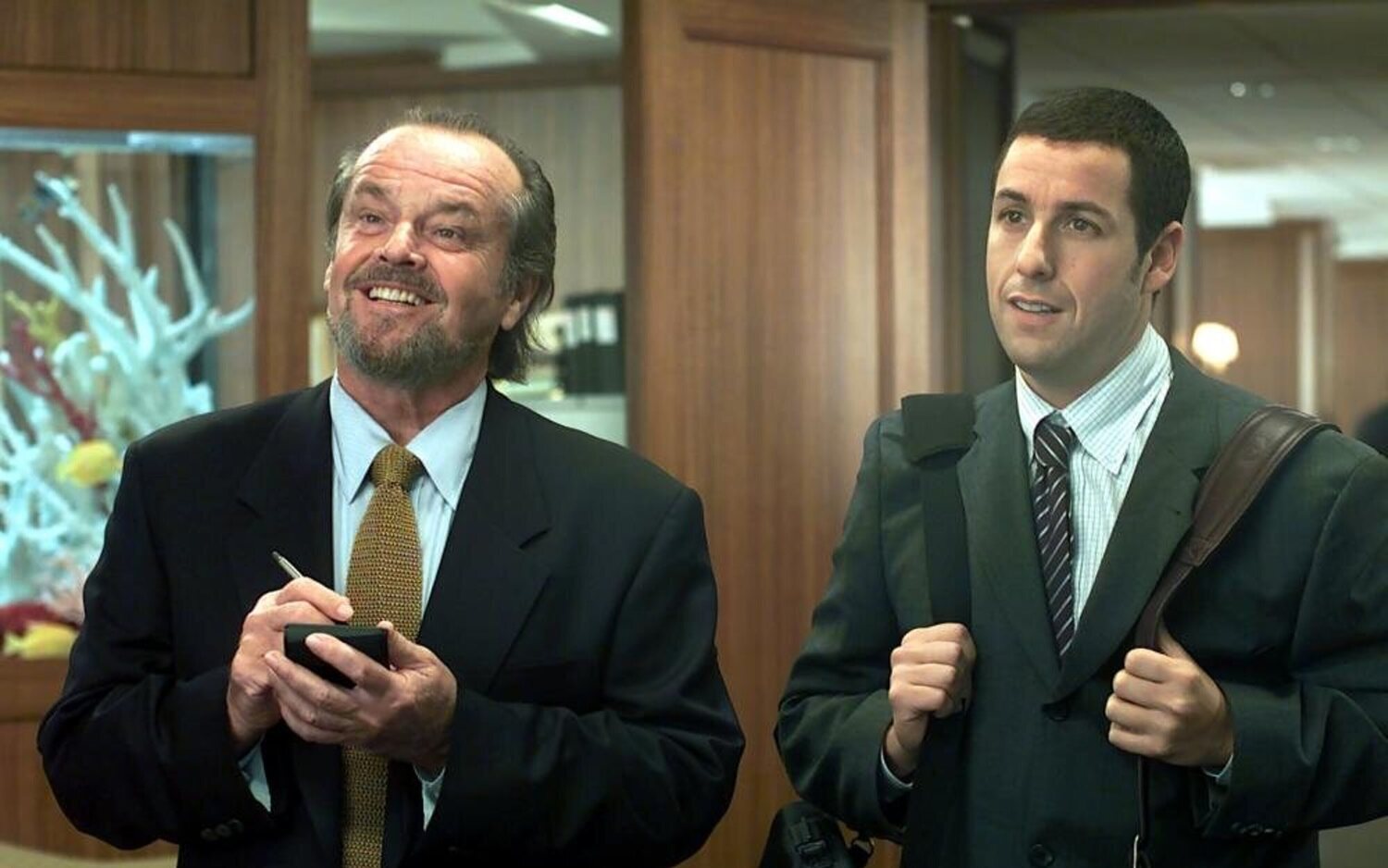 Jack Nicholson y Adam Sandler en 'Ejecutivo agresivo'