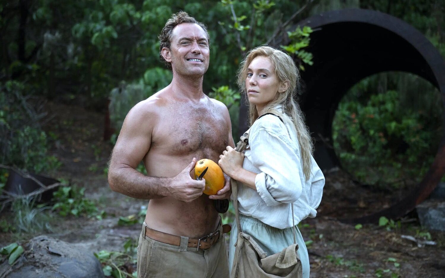 Jude Law y Vanessa Kirby en 'Eden'