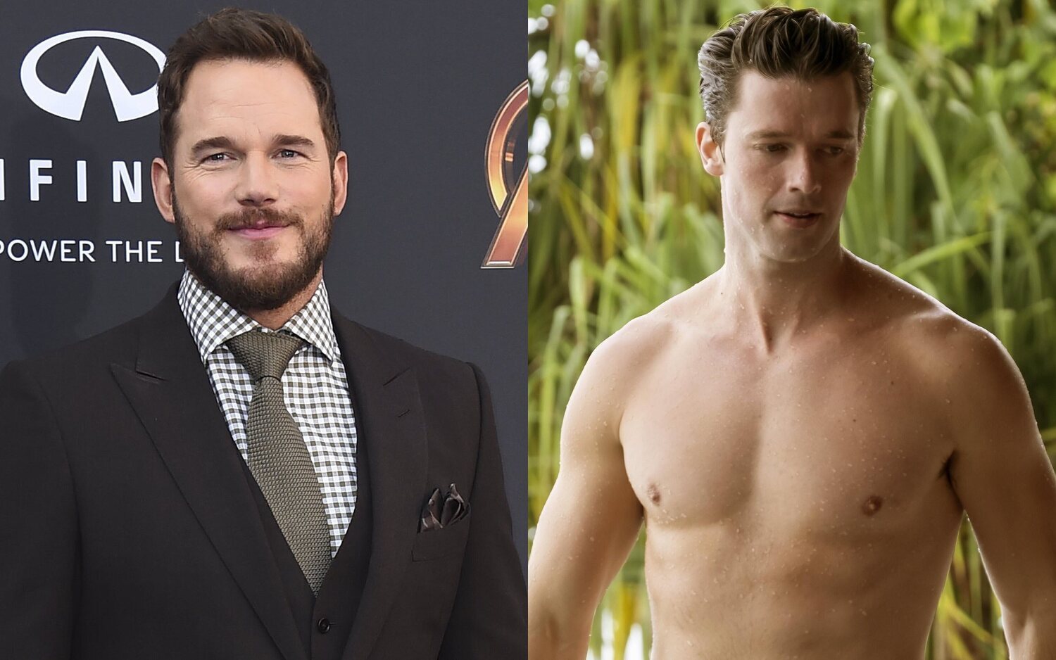 Chris Pratt y Patrick Schwarzenegger en 'The White Lotus'