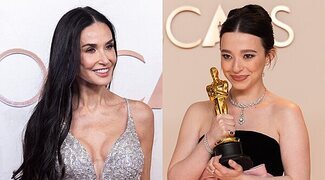 Demi Moore da la enhorabuena a Mikey Madison tras ganar el Oscar