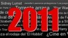 Resumen de 2011 en eCartelera