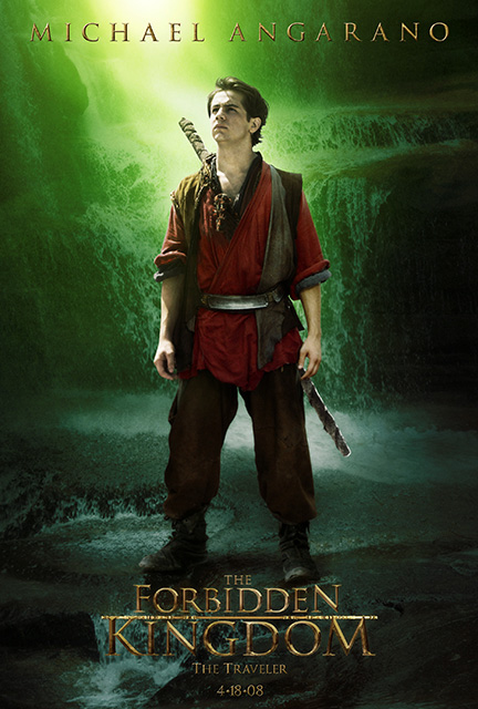 Cinco carteles individuales de 'The forbidden kingdom'