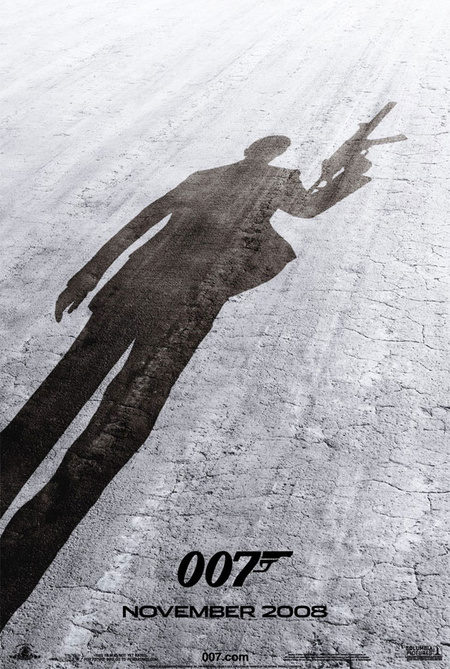 Primer cartel oficial de 'Quantum of solace'