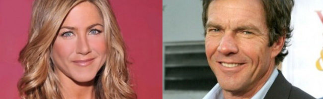 Jennifer Aniston y Denis Quaid