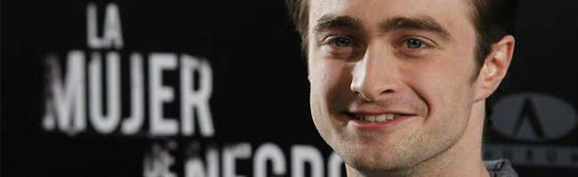 Daniel Radcliffe durante la promoción de La mujer de negro