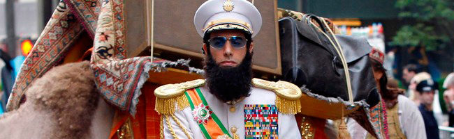 Sacha Baron Cohen como 'El dictador'