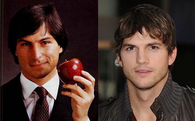 Steve Jobs y Ashton Kutcher