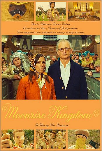 Poster personajes Moonrise Kingdom