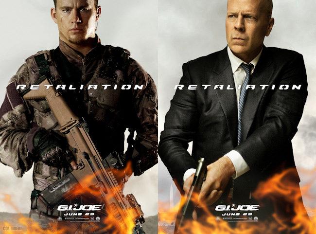 Channing Tatum y Bruce Willis en GI Joe La venganza