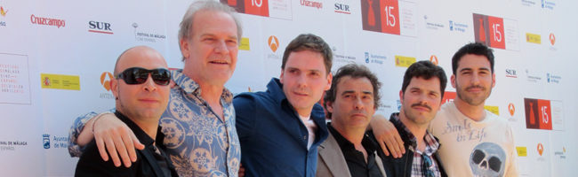 El reparto de 'The Pelayos' en el Festival de Málaga 2012