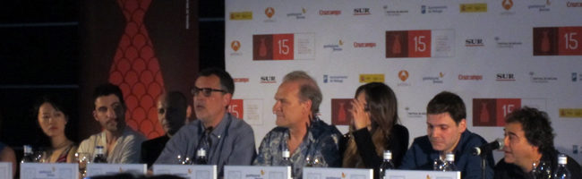 El equipo de 'The Pelayos' en la rueda de prensa del Festival de Málaga 2012