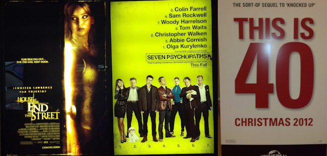 House at the end of the street, Seven psychopaths y This is 40