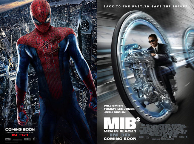 The Amazing Spider-Man y Men in Black 3