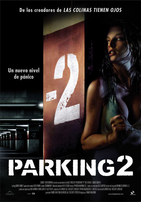 Cartel en castellano de 'Parking 2'