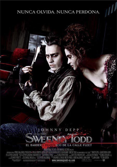 Cartel en castellano de 'Sweeney Todd'