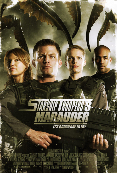 Cartel oficial de 'Starship troopers 3'