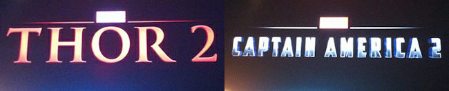 Thor 2 y Capitan America 2