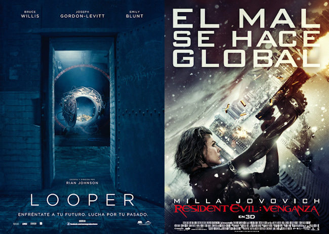 Looper y Resident Evil Venganza