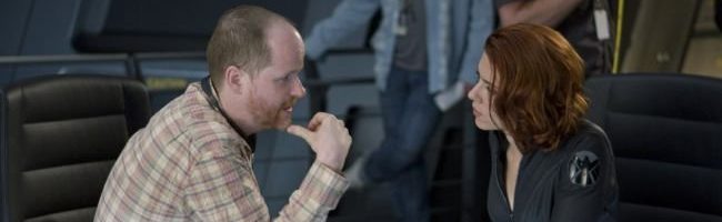 Joss Whedon en el rodaje de la primera parte