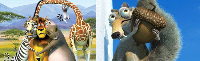 Madagascar y Ice Age