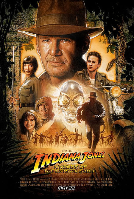 Nuevo póster de 'Indiana Jones y el Reino de la Calavera de Cristal'