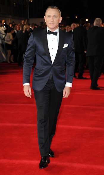 Daniel Craig en el estreno mundial de Skyfall en Londres