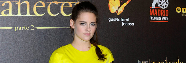 Kristen Stewart en el estreno de 'Amanecer. Parte 2' en Madrid