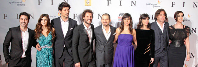 Maribel Verdú, Daniel Grao, Clara Lago, Andrés Velencoso y Carmen Ruiz asisten a la premiere de 'Fin' en Madrid