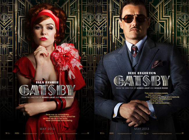  Isla Fisher Joel Edgerton pósters El gran Gatsby