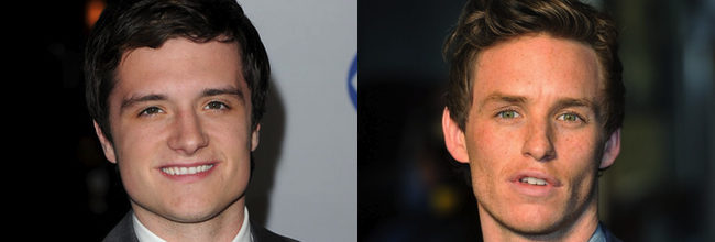  Josh Hutcherson y Eddie Redmayne