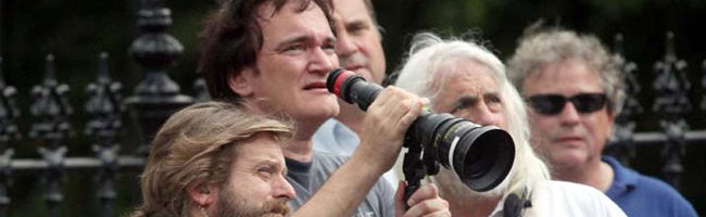 Quentin Tarantino dirigiendo