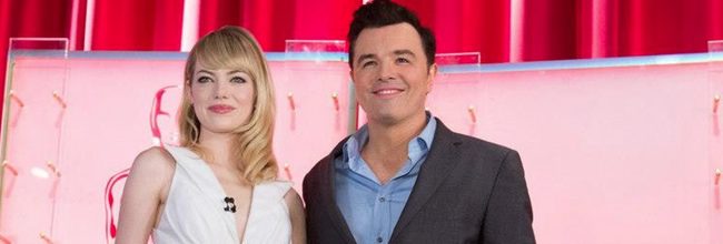 Emma Stone y Seth MacFarlane