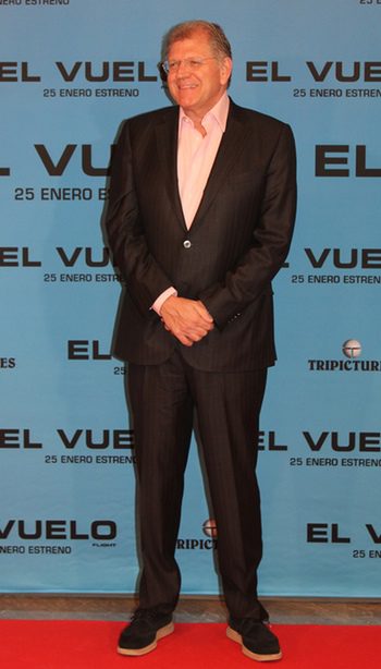 Robert Zemeckis en la presentación de El vuelo en Madrid