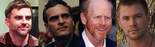 Paul Thomas Anderson, Joaquin Phoenix, Ron Howard y Chris Hemsworth