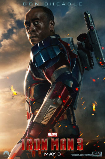  Póster de Don Cheadle en 'Iron Man 3'