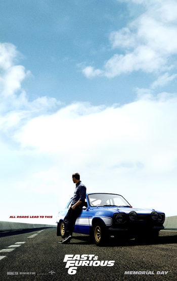  Póster 'Fast & Furious 6'