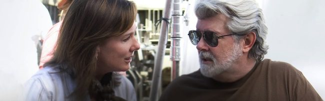 Kathleen Kennedy y George Lucas