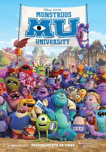  Póster 'Monstruos University'