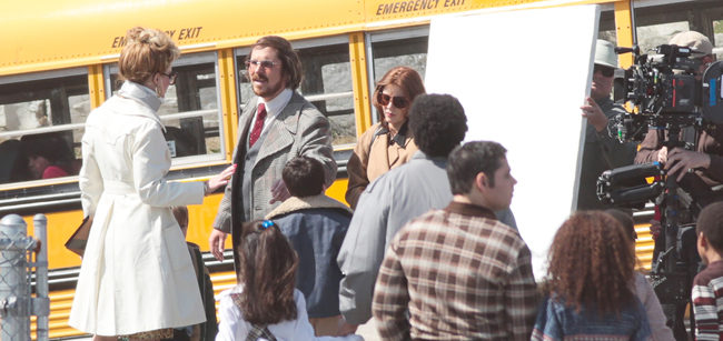 Imágenes de Jennifer Lawrence, Christian Bale y Amy Adams rodando lo nuevo de David O. Russell