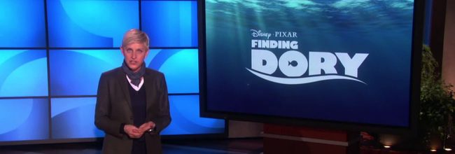 Ellen DeGeneres presenta Finding Dory en su programa