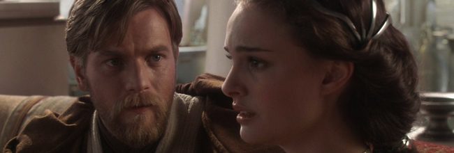 Ewan McGregor y Natalie Portman en Star Wars